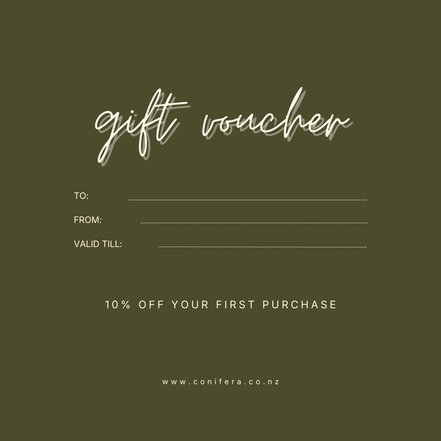CONIFERA e-gift card